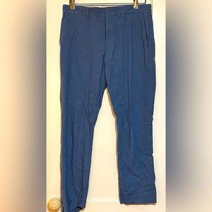 J. By J. Crew, tapered, blue dress pant. Size W31, L30